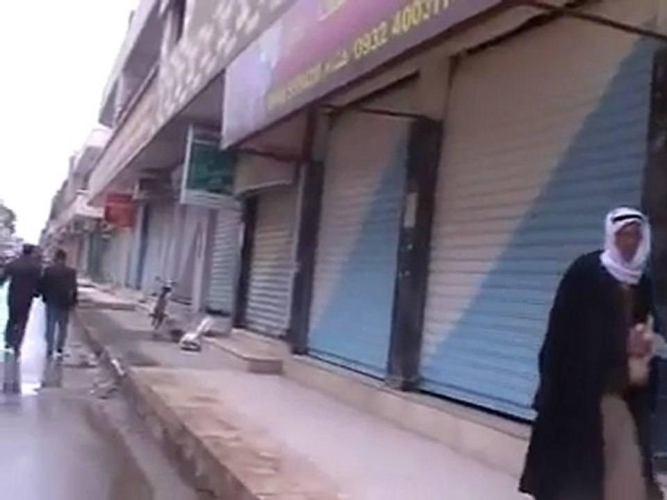 فري برس أحرار الدرباسية الإضراب وفاءً لأطفال درعا 27ـ2ـ2012