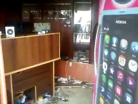 فري برس اثار الدمار الاحتلال الاسدي على مدينة اعزاز 27 2 2012 ‫ ‬ ‫ج6