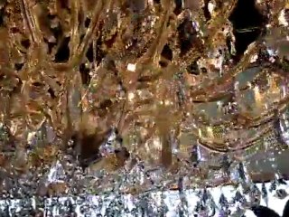 Maria Theresa crystal chandelier dressed with Swarovski SPECTRA