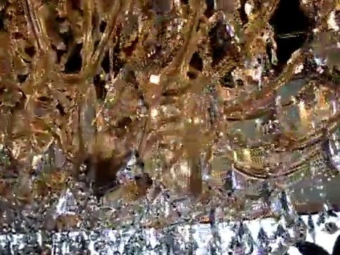 Maria Theresa crystal chandelier dressed with Swarovski SPECTRA
