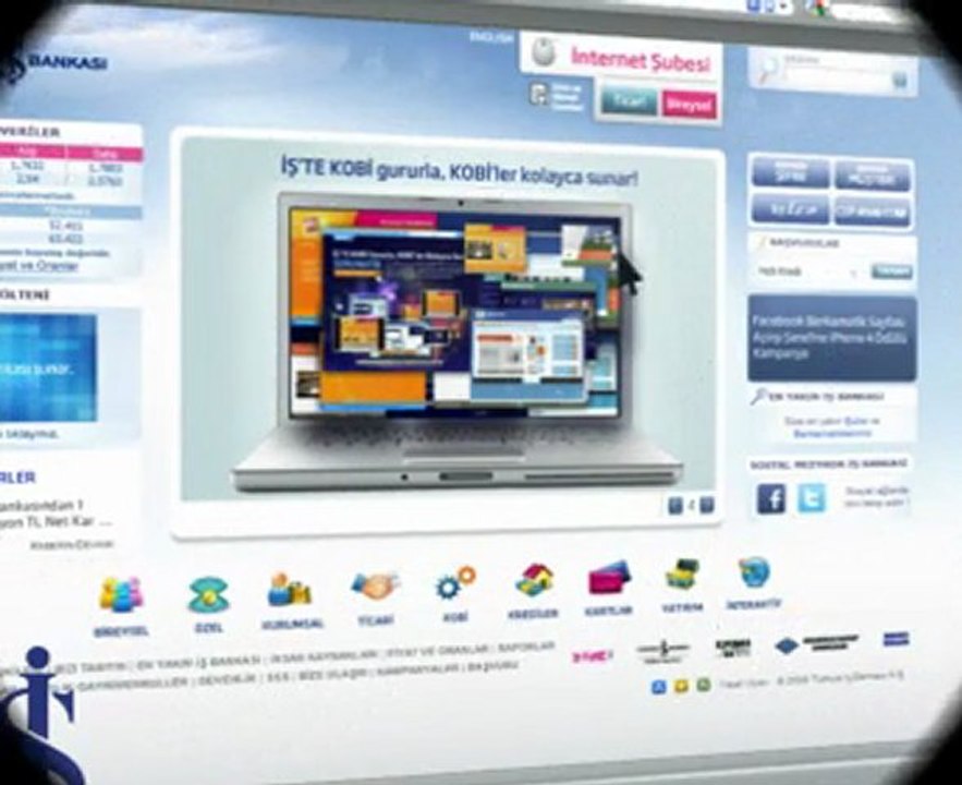 Yeni İş Bankası Ticari İnternet Şubesi #2