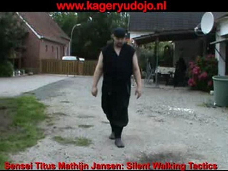 Sluip-techniek: Koga Ryu Ninjutsu, Sensei Titus Mattijn Jansen