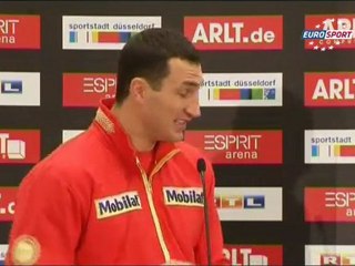 Klitschko yine ringde