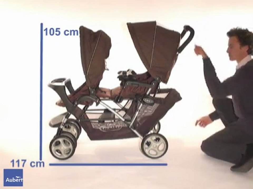 Poussette Stadium Duo de Graco - Dépliage