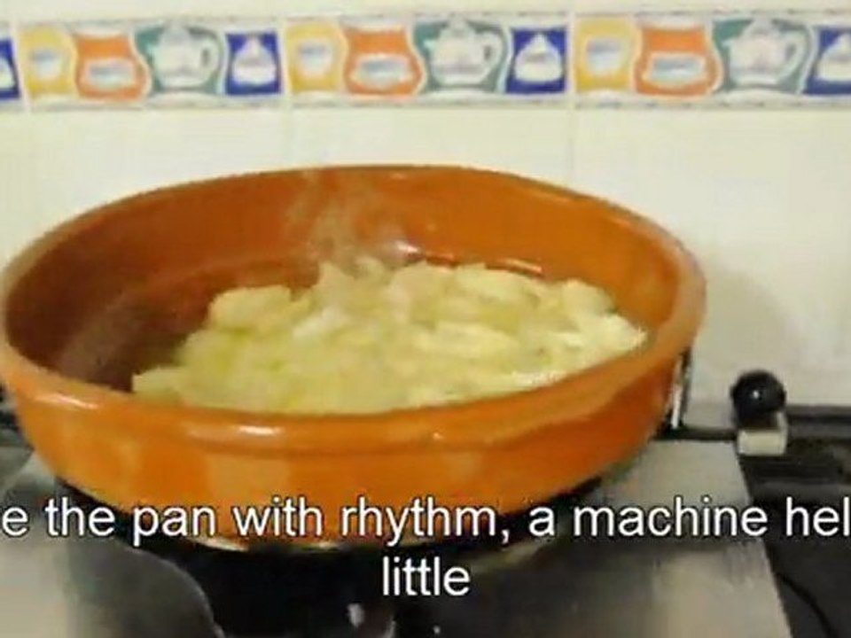 Cod cheeks pilpil with machine