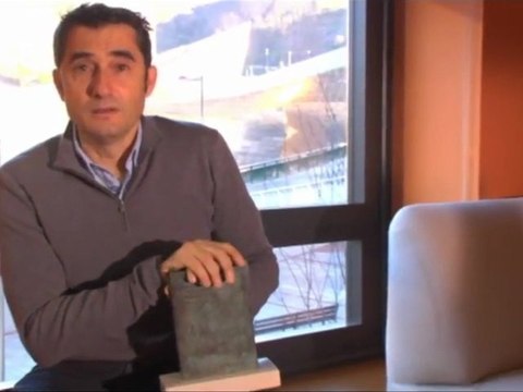 Agradecimiento de los premiados por Deia, Ernesto Valverde - To μήνυμα του Βαλβέρδε στην Deia για την βράβευση του