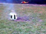 SAR473 Bell 212 Largage sur feu à Crosne 2