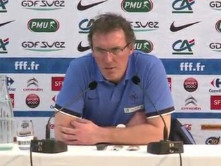 Football: les Bleus n'ont "pas le niveau" pour France-Allemagne