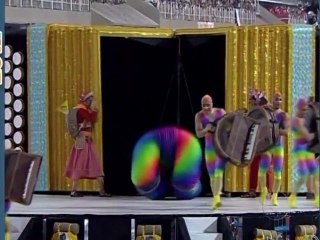 Fantástico Mostra O Homem Mola Da Unidos da Tijuca