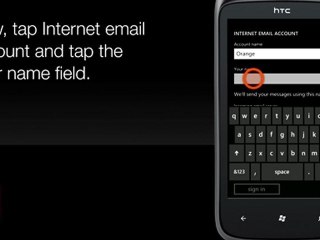HTC Mozart : How to set up your email account