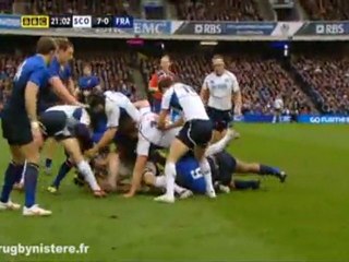 Thierry Dusautoir face à l'Ecosse