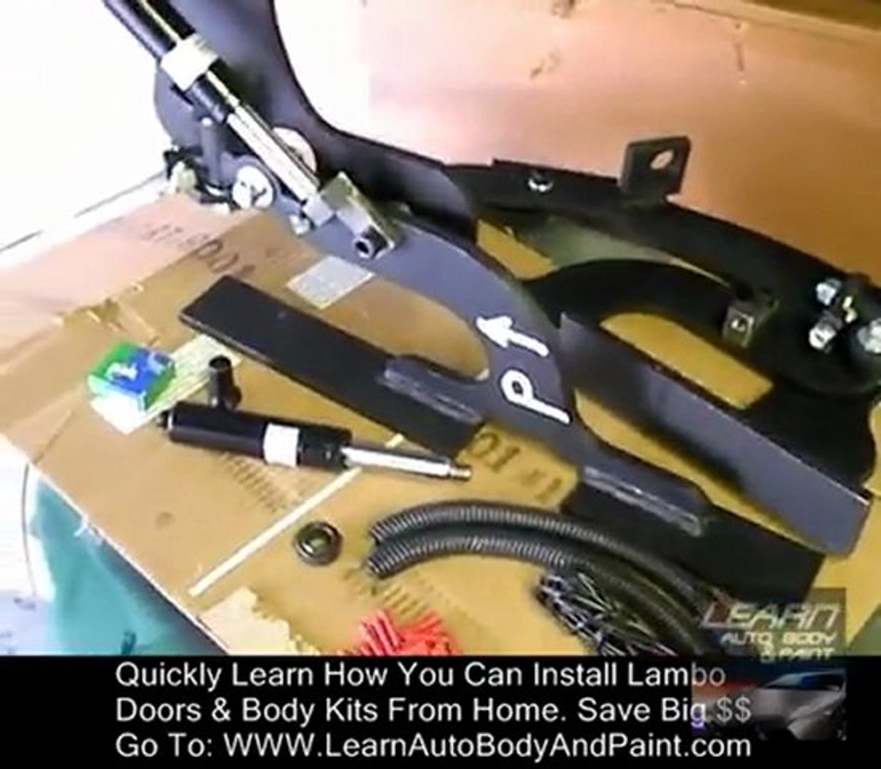 Install Vertical Doors Install Lambo Doors From Home Video