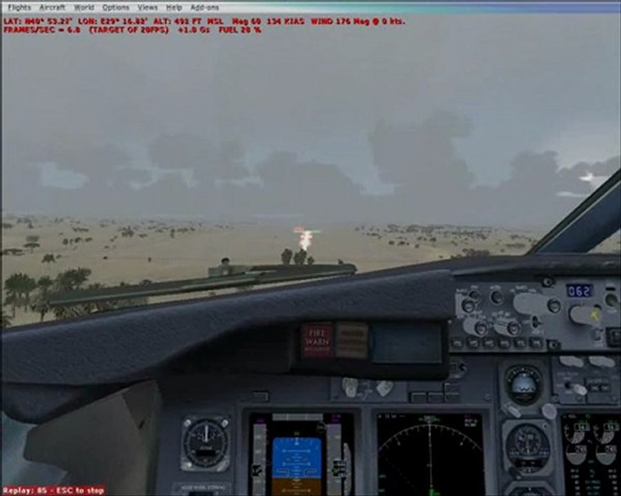 İFL 737-800 Sabiha Gökçen Fogget In Landing