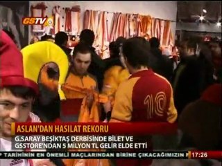 GS, Bjk maçında  5 Milyon TL. ile hasılat rekoru kırdı.