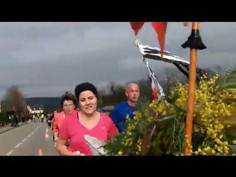 foulées bourgcomptoises 2012 avec mario et son petit vélo