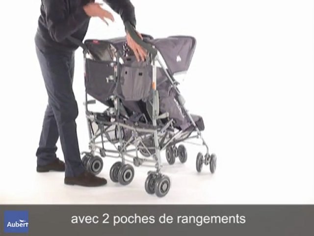 poussette twin techno