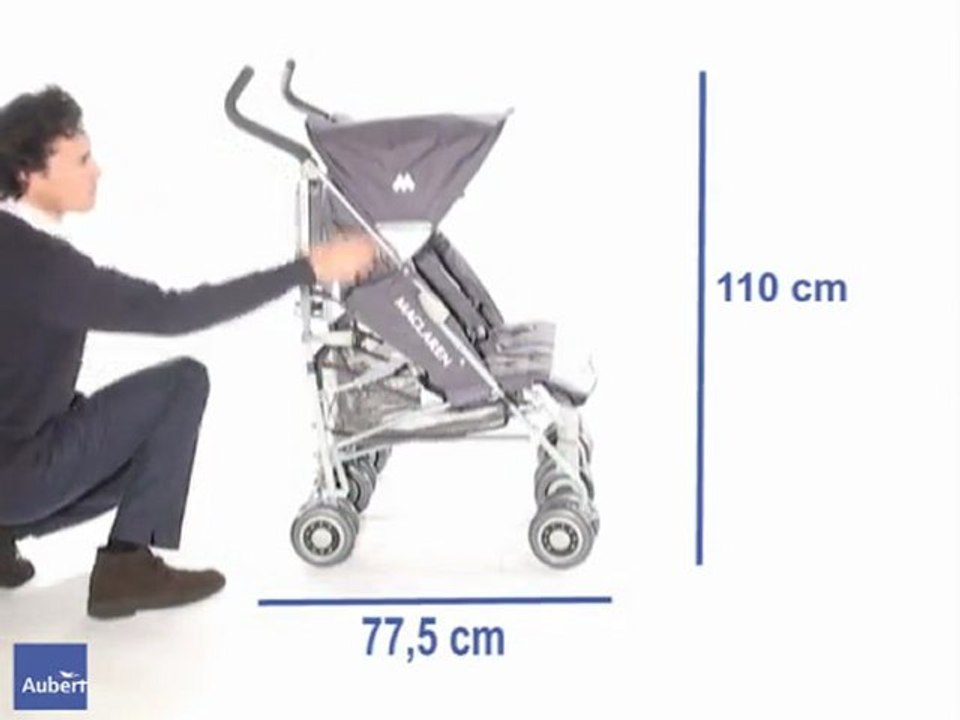 poussette double maclaren aubert