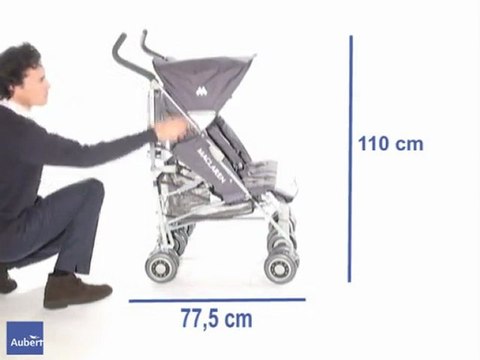 Poussette Twin Techno de Maclaren - Dépliage