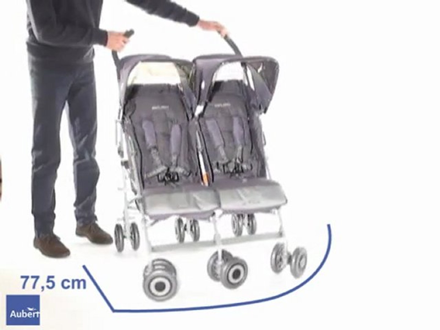 poussette double maclaren aubert