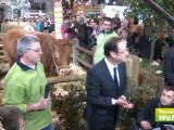 Salon de l'Agriculture: François Hollande déjà au travail avec les syndicats