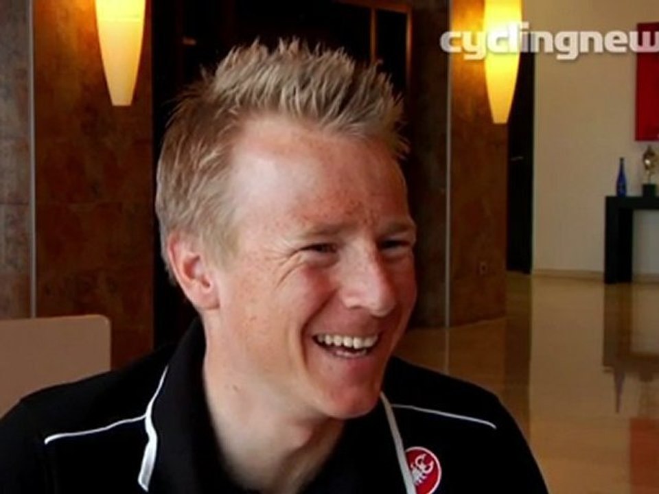 Fabian Wegmann at Garmin-Barracuda January 2012 traning camp - Part 1