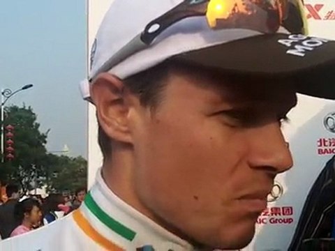 Nicolas Roche (Ag2r-La Mondiale) wins stage 3 of the Tour of Beijing 2011