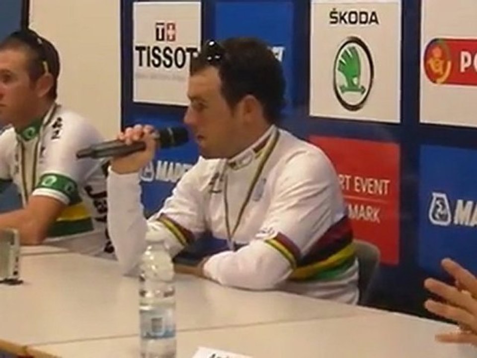 2011 Worlds: Cavendish on Great Britain team work