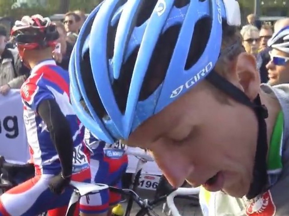 Dan Martin on the start line of the 2011 Worlds