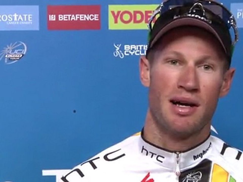 Mark Renshaw talks about winning stage 5 - Tour of Britain 2011