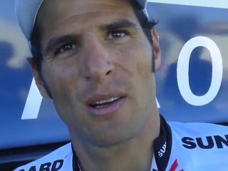 Juan Jose Haedo talks about winning stage 16 at the 2011 Vuelta a Espana