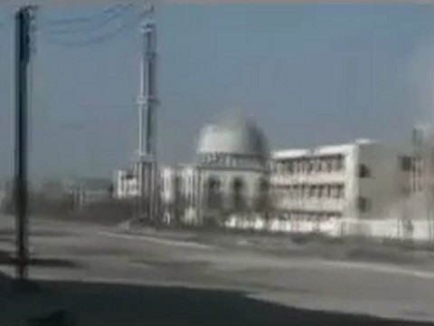 فري برس حمص بابا عمرو تدمير الحي بالقذائف الصاروخية 27 2 2012