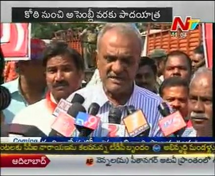 CPI Narayana Arrested While Doing Padayatra
