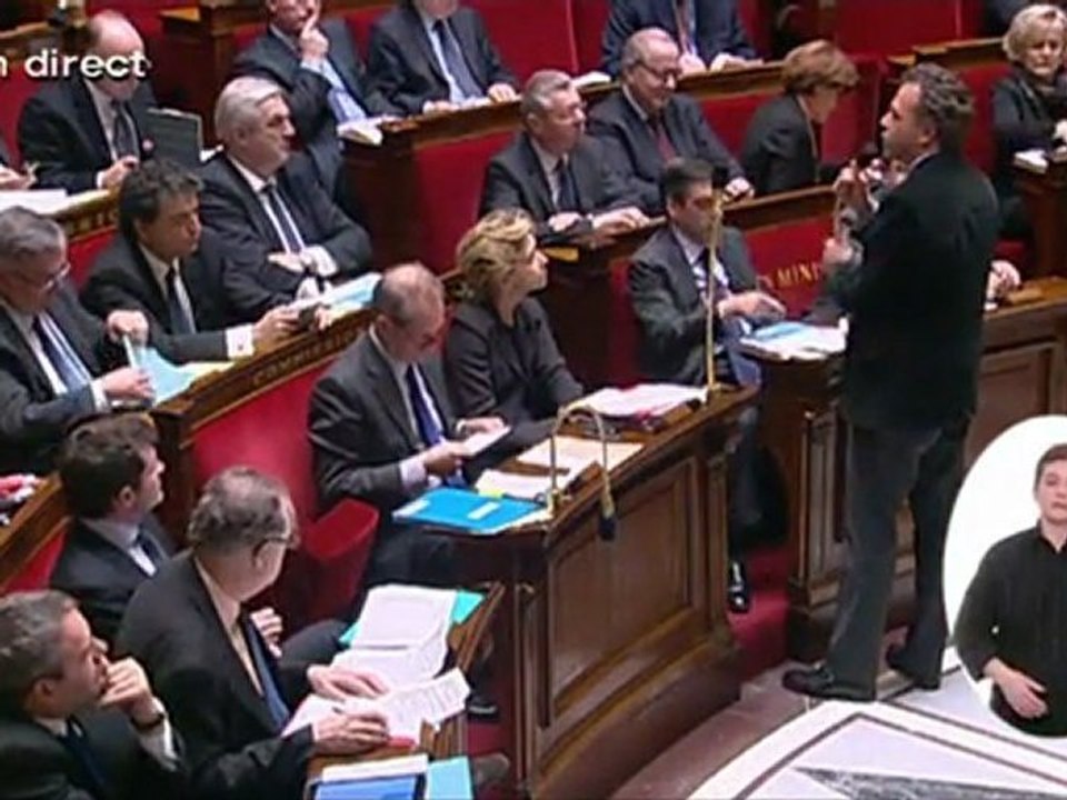 Luc Chatel - Question sur l'accueil des enfants autistes en milieu scolaire - QAG - 28 fev. 2012