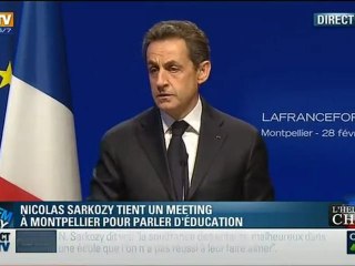 Sarkozy ne veut pas "de la folie fiscale"