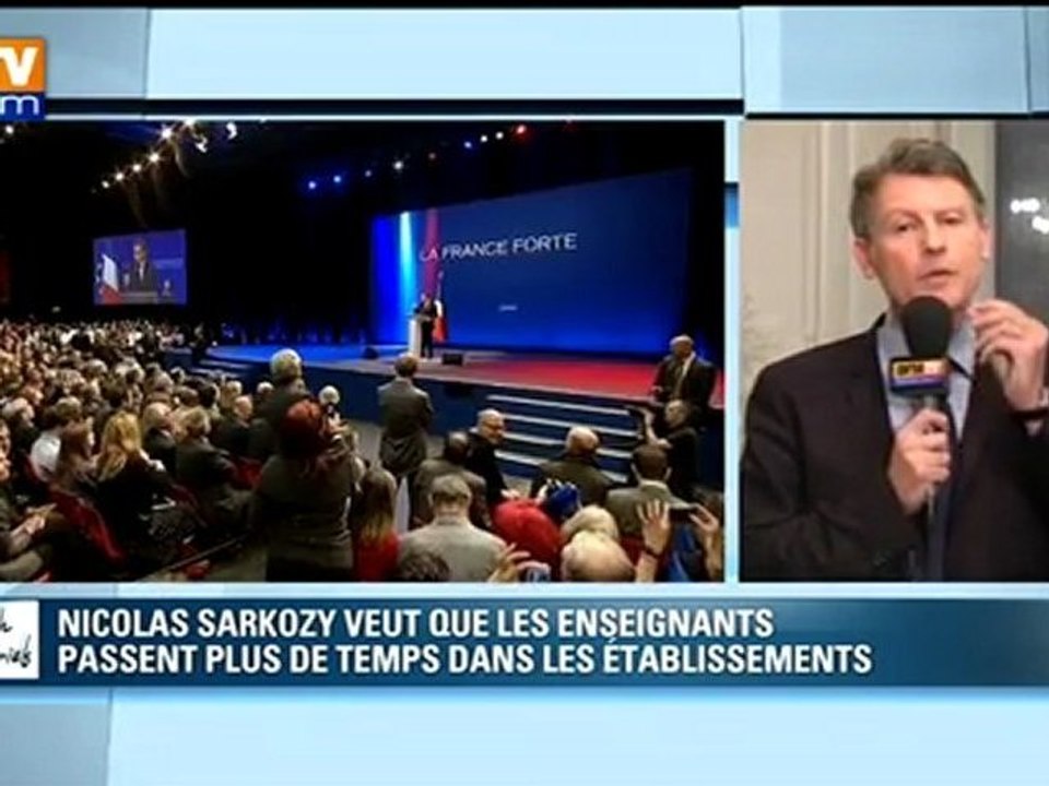 Les invités de Ruth Elkrief : Luc Chatel et Vincent Peillon