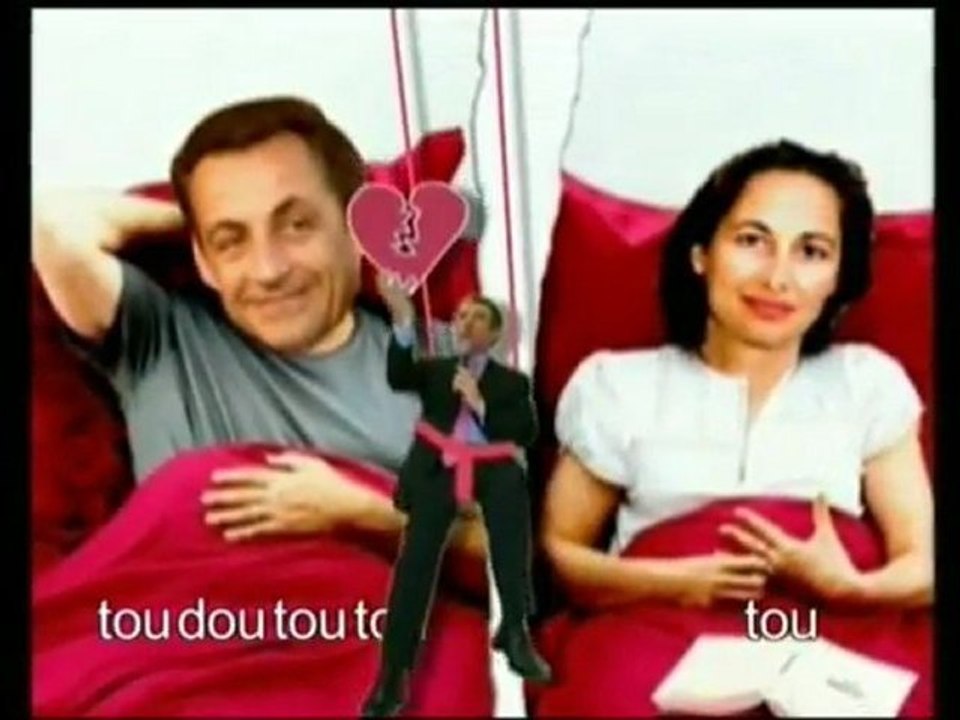 les musclés -  segolène et sarkozy