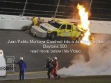 Juan Pablo Montoya Crashed Into a Jet Dryer at the Daytona 500