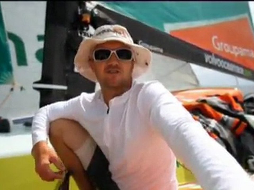 Volvo Ocean Race - El Groupama, líder de etapa