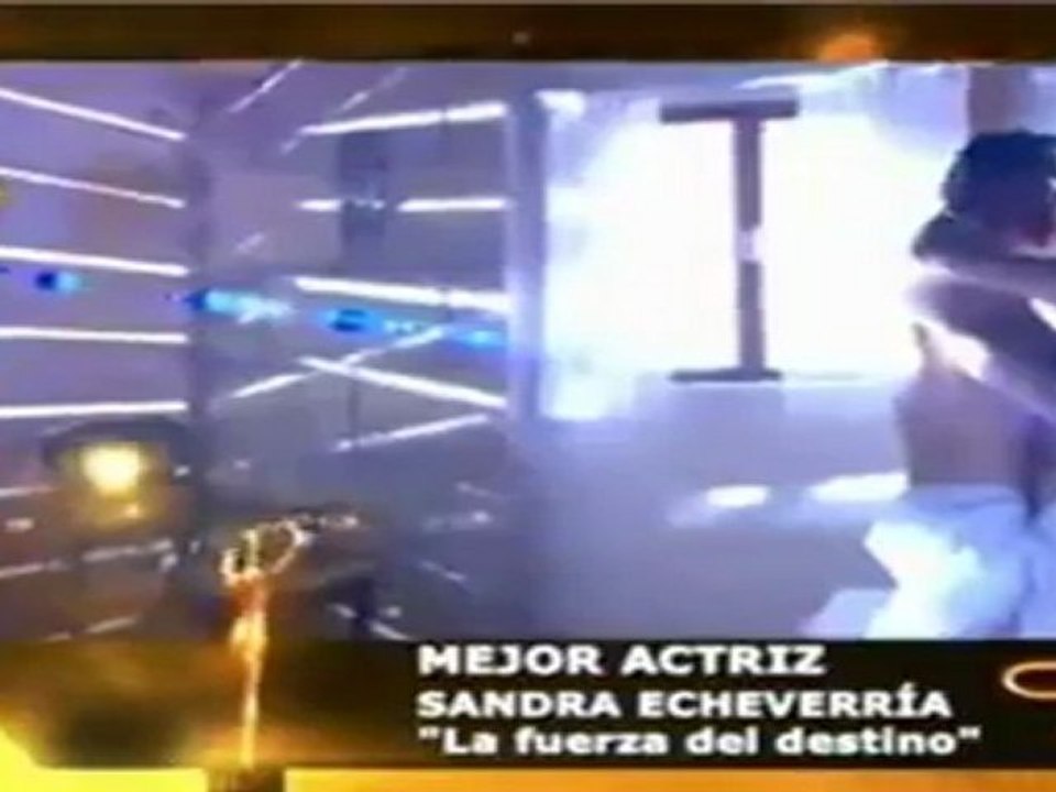 Sandra Echeverria gana el premio de Mejor Actriz en los TVyNovelas 2012