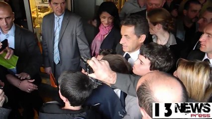 28/02/2012  Nicolas Sarkozy en visite à Lattes (34)
