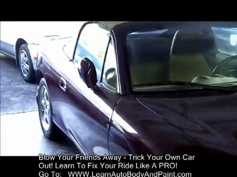 How To Install Body Kits & Custom Paint - Step 1 Finding Dents Using Light