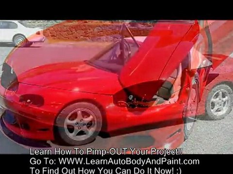 How To Paint & Install Body Kit - Custom Painting a Car From Home Garage!