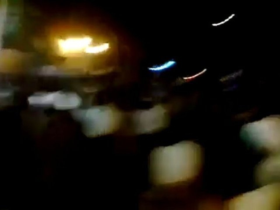 فري برس  دمشق مسائية حي الميدان نصرة لحمص و باباعمرو 28 2 2012