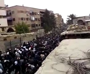 فري برس  دمشق كفرسوسة  شهداء الكرامة   صلاح عنيز  محمد مناوي  28 2 2012