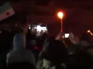 فري برس  دمشق مسائية ببيلا على الطريق الرئيسي 28 2 2012