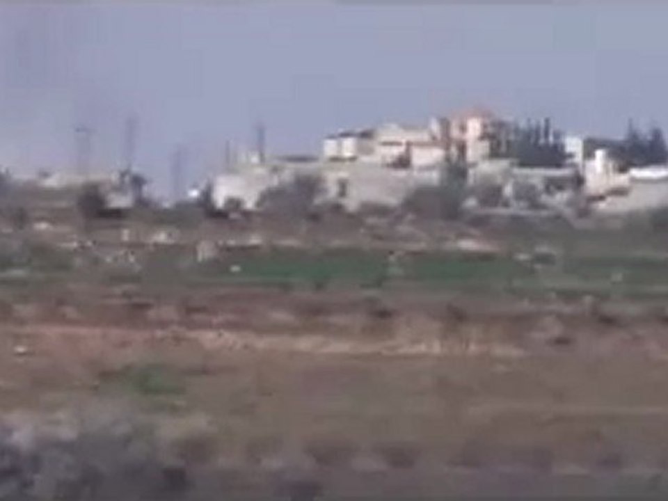 فري برس حماة المحتلة حلفايا  قصف على المنازل و المشفى 28 2 2012