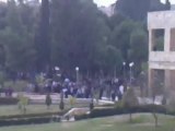 فري برس جامعة حلب   مظاهرة كليه العلوم   28 2 2012  ج1