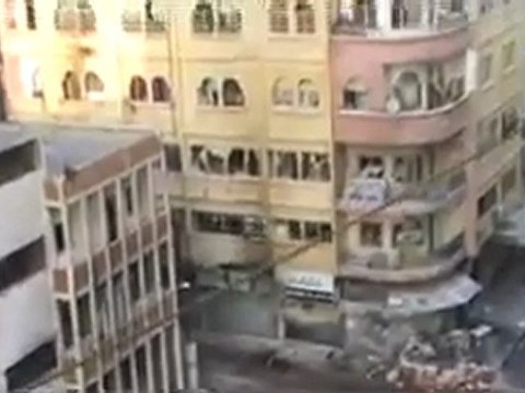 فري برس الحميدية ابو معاذ والدبابات المتفجرة من قبل الجيش الحر ج2