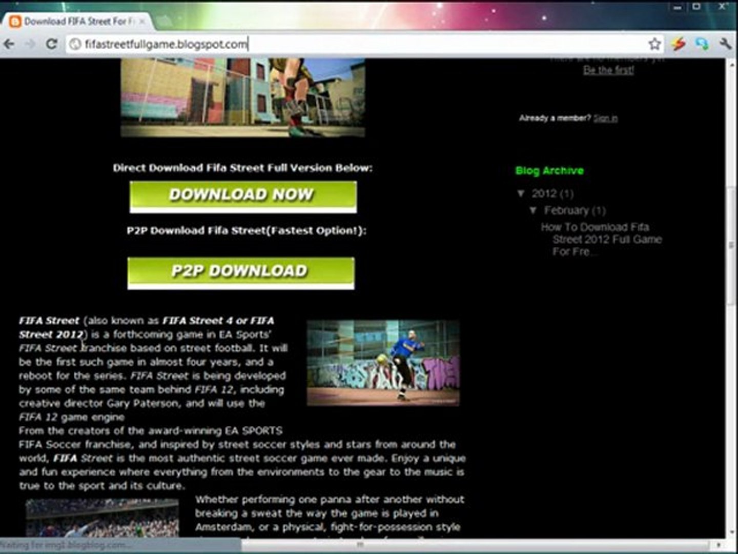Download Fifa Street full game For xbox360.PS3.PC - video Dailymotion