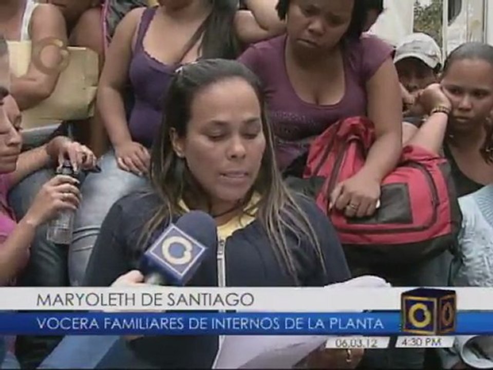 Reos de La Planta mantienen "huelga de brazos caídos" para denunciar hacinamiento